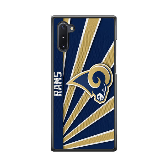 NFL Los Angeles Rams Logo Samsung Galaxy Note 10 Case