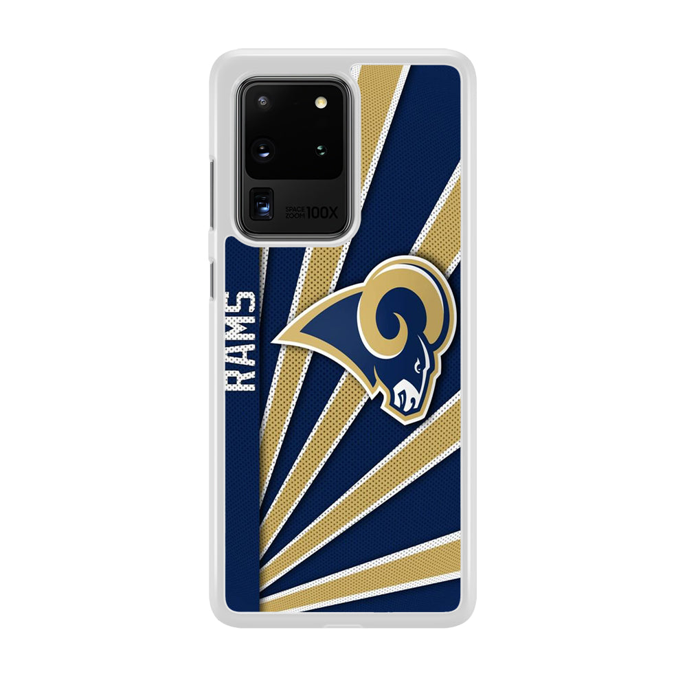 NFL Los Angeles Rams Logo Samsung Galaxy S20 Ultra Case