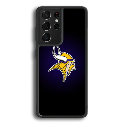 NFL Minnesota Vikings Logo Samsung Galaxy S21 Ultra Case