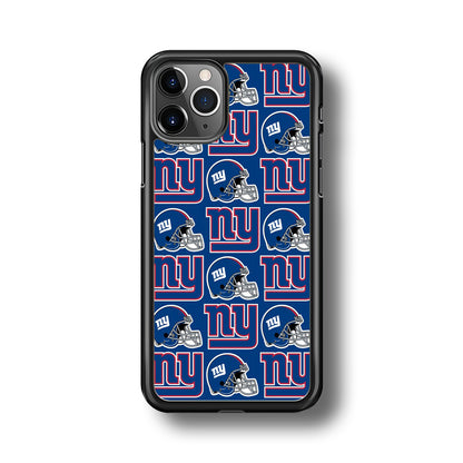 NFL New York Giant Helmet Logo iPhone 11 Pro Max Case