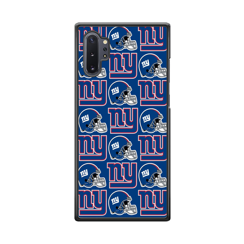 NFL New York Giant Helmet Logo Samsung Galaxy Note 10 Plus Case