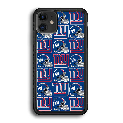 NFL New York Giant Helmet Logo iPhone 12 Case