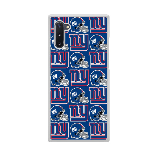 NFL New York Giant Helmet Logo Samsung Galaxy Note 10 Case