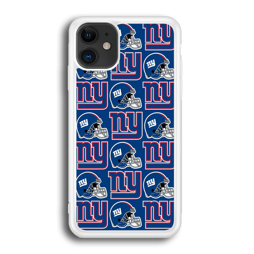 NFL New York Giant Helmet Logo iPhone 12 Case