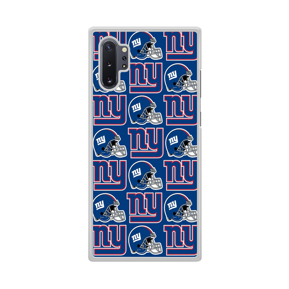 NFL New York Giant Helmet Logo Samsung Galaxy Note 10 Plus Case