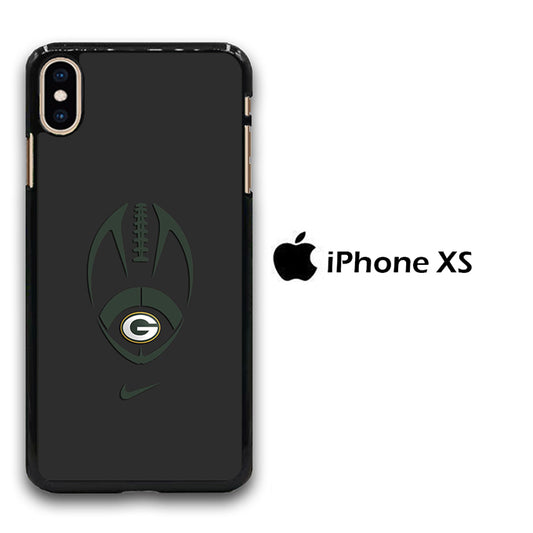 NFL Green Bay Packers Midnight Grey iPhone Xs Case