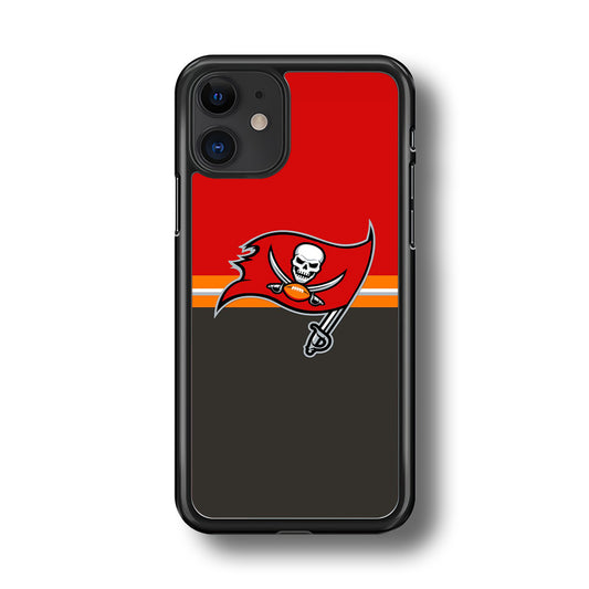 NFl Tampa Bay Buccaneers Red Grey iPhone 11 Case