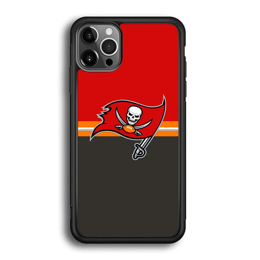 NFl Tampa Bay Buccaneers Red Grey iPhone 12 Pro Case