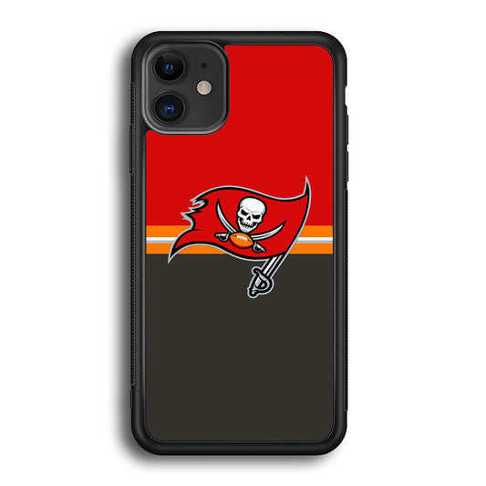 NFl Tampa Bay Buccaneers Red Grey iPhone 12 Case