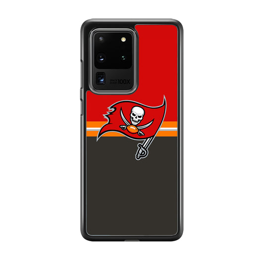NFl Tampa Bay Buccaneers Red Grey Samsung Galaxy S20 Ultra Case