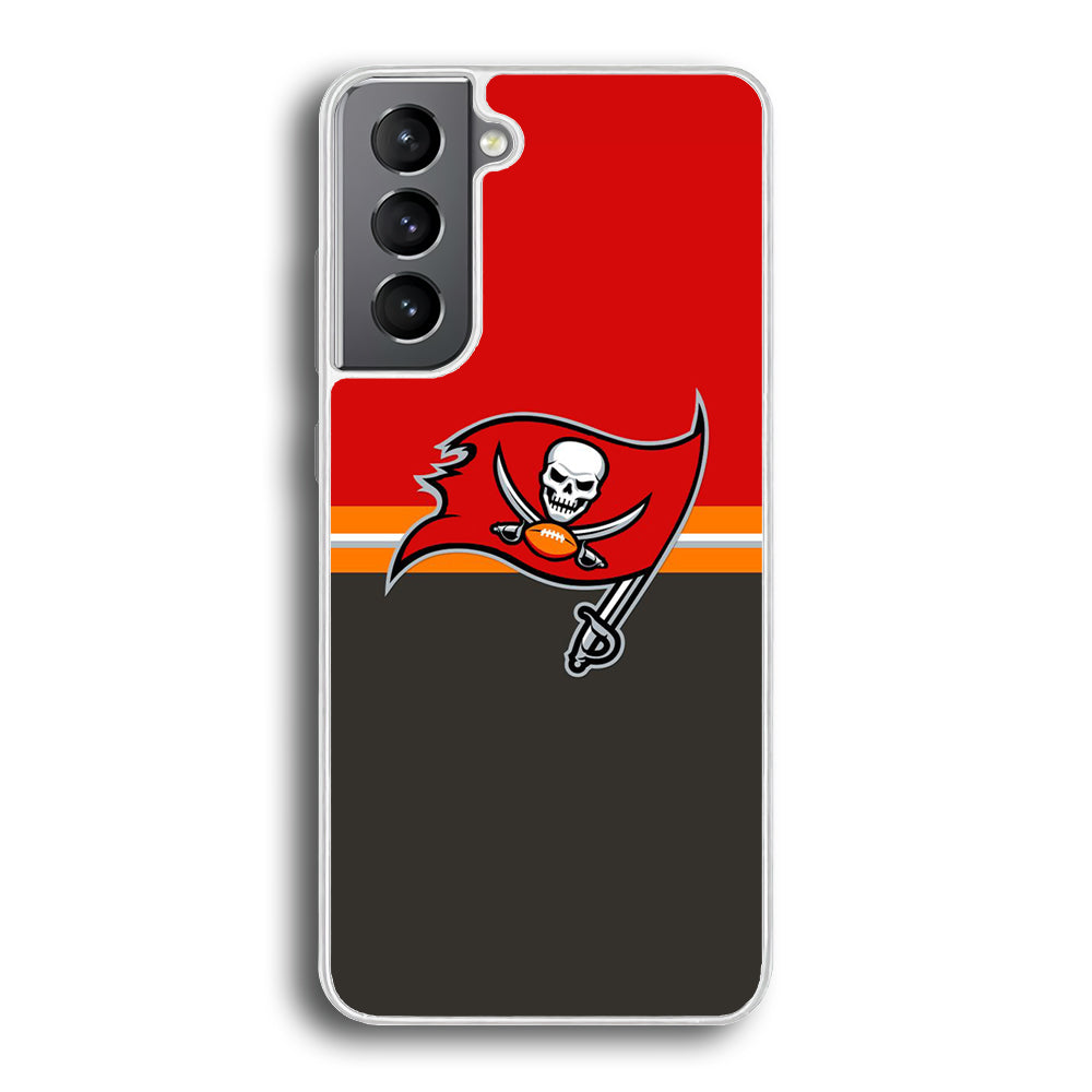 NFl Tampa Bay Buccaneers Red Grey Samsung Galaxy S21 Case