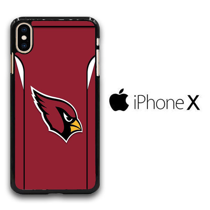 NFl Arizona Cardinals Maroon iPhone X Case