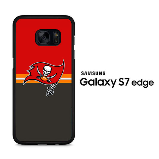 NFl Tampa Bay Buccaneers Red Grey Samsung Galaxy S7 Edge Case