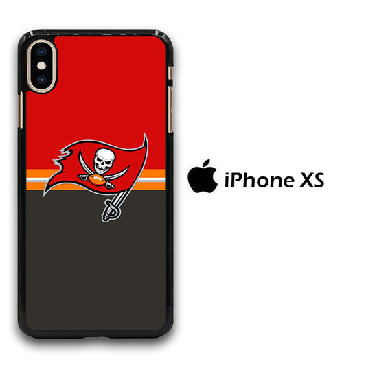 NFL Tampa Bay Buccaneers Red Grey iPhone Xs Case