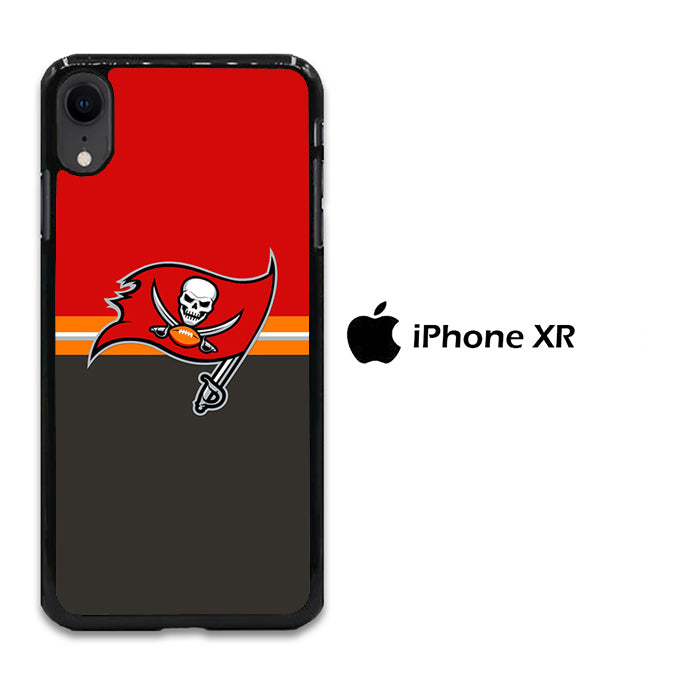 NFL Tampa Bay Buccaneers Red Grey iPhone XR Case