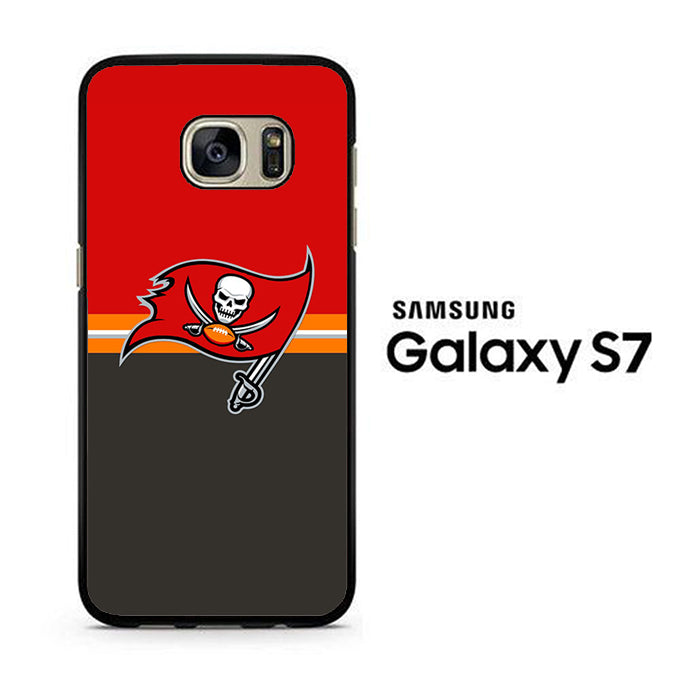 NFl Tampa Bay Buccaneers Red Grey Samsung Galaxy S7 Case