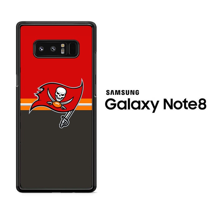 NFL Tampa Bay Buccaneers Red Grey Samsung Galaxy Note 8 Case