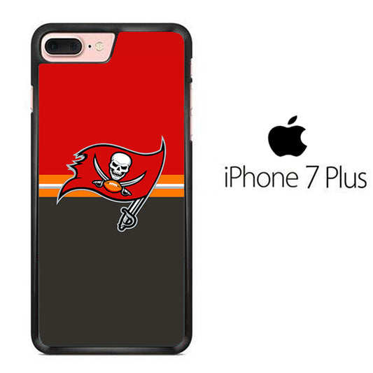 NFl Tampa Bay Buccaneers Red Grey iPhone 7 Plus Case