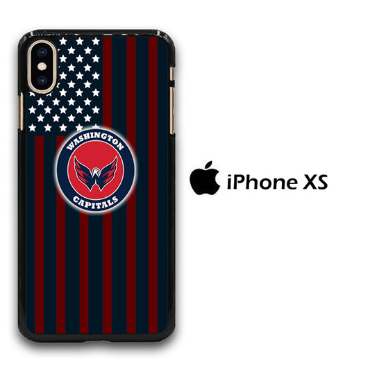 NHL Washington Capitals Flags iPhone Xs Case