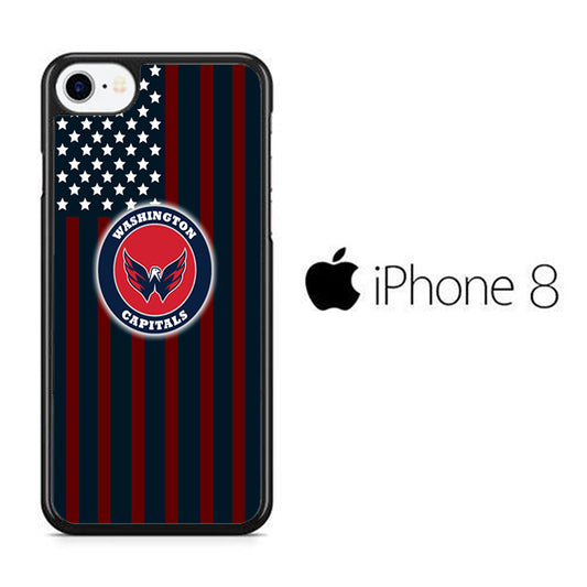 NHL Washington Capitals Flags iPhone 8 Case