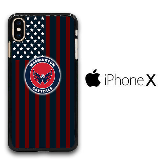 NHL Washington Capitals Flags iPhone X Case
