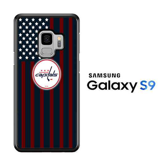 NHL Washington Capitals White Flags Samsung Galaxy S9 Case