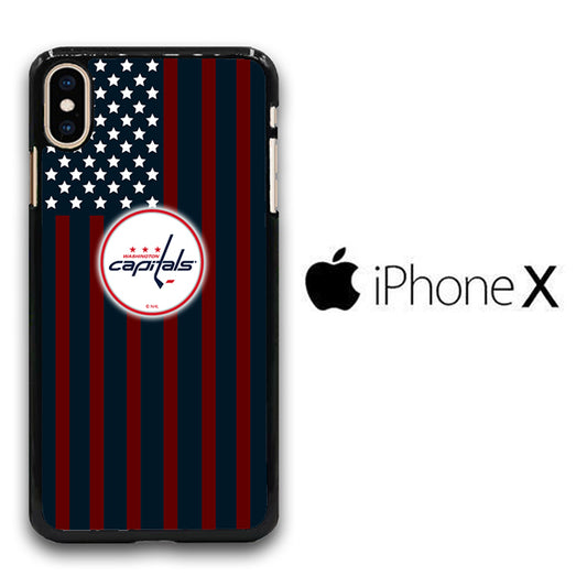 NHL Washington Capitals White Flags iPhone X Case