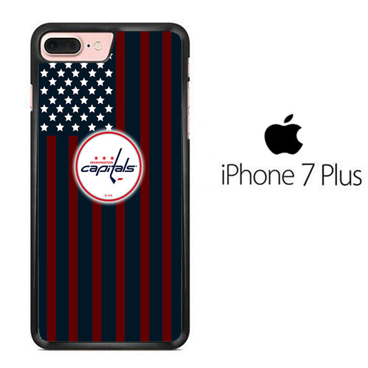 NHL Washington Capitals White Flags iPhone 7 Plus Case