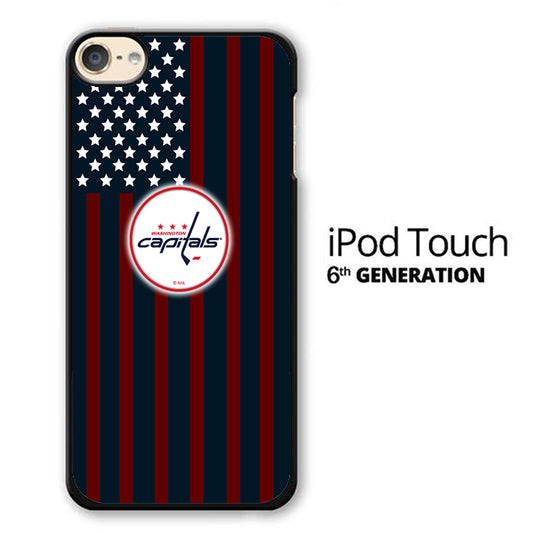 NHL Washington Capitals White Flags iPod Touch 6 Case - Ezzystore