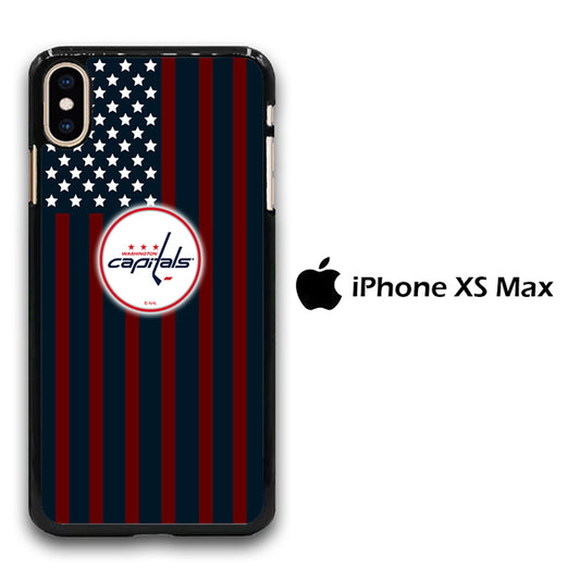 NHL Washington Capitals White Flags iPhone Xs Max Case