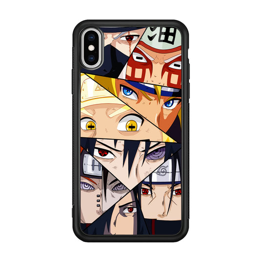 Naruto Icon Of Eye Power iPhone XS Case