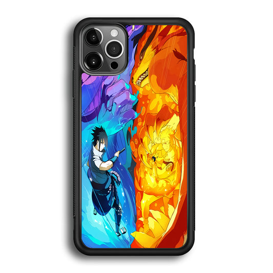 Naruto VS Sasuke Great fight iPhone 12 Pro Max Case