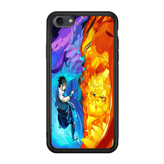 Naruto VS Sasuke Great fight iPhone 7 Case