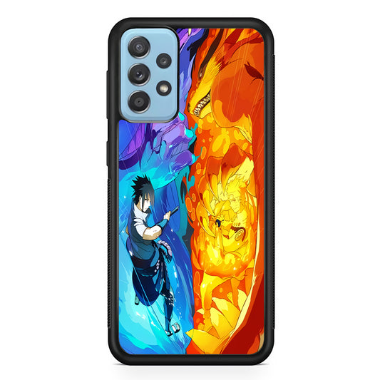 Naruto VS Sasuke Great fight Samsung Galaxy A52 Case