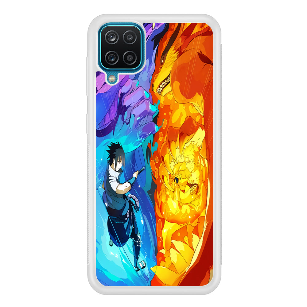 Naruto VS Sasuke Great fight Samsung Galaxy A12 Case