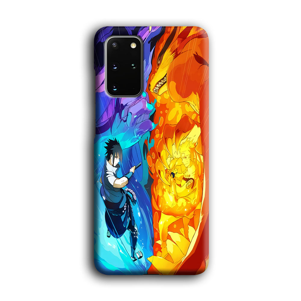 Naruto VS Sasuke Great fight Samsung Galaxy S20 Plus Case