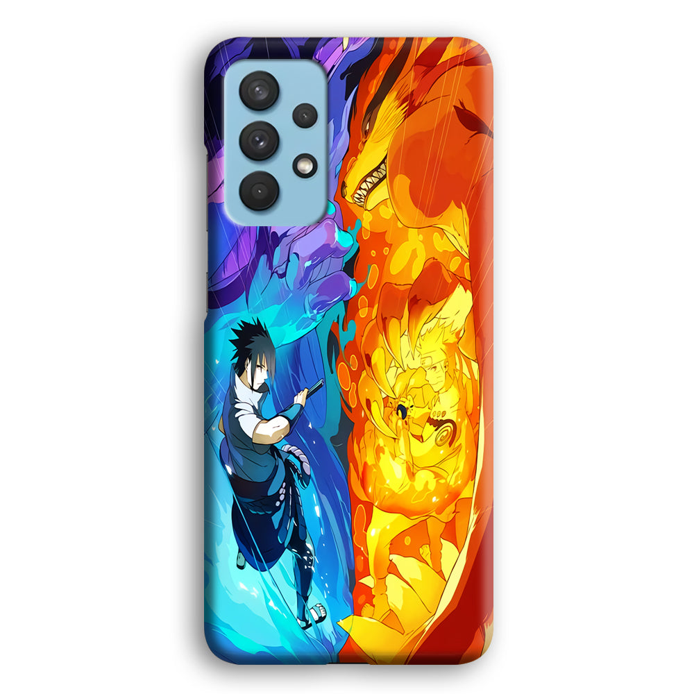 Naruto VS Sasuke Great fight Samsung Galaxy A32 Case