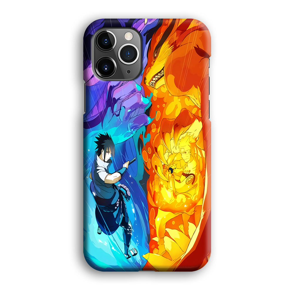 Naruto VS Sasuke Great fight iPhone 12 Pro Case