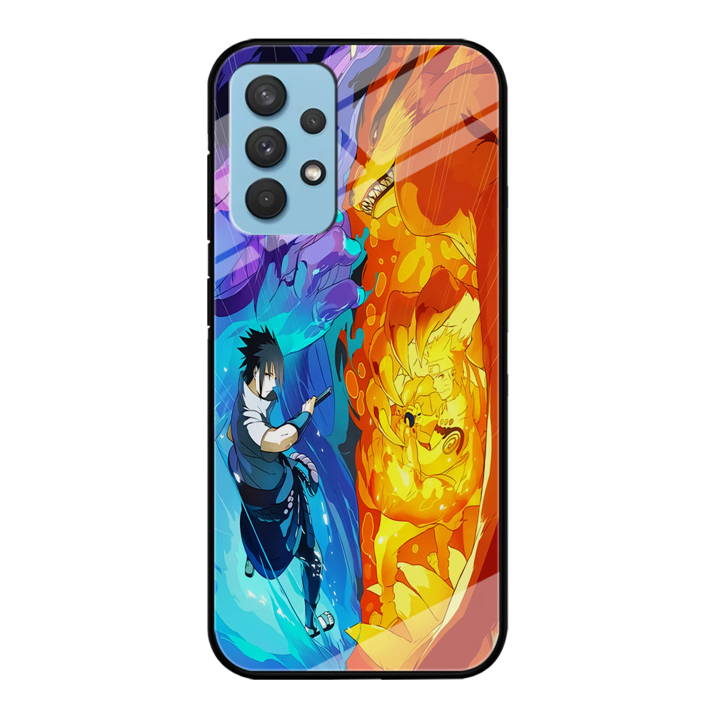 Naruto VS Sasuke Great fight Samsung Galaxy A32 Case