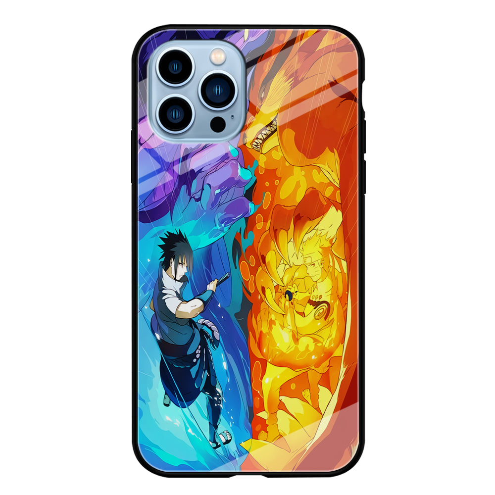 Naruto VS Sasuke Great fight iPhone 13 Pro Case