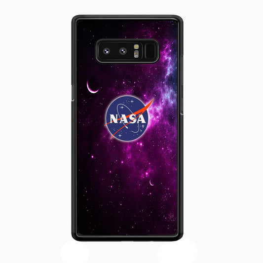 Nasa Purple Space Logo Samsung Galaxy Note 8 Case