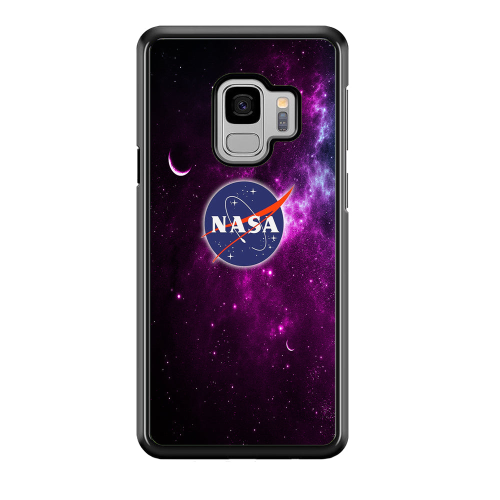 Nasa Purple Space Logo Samsung Galaxy S9 Case