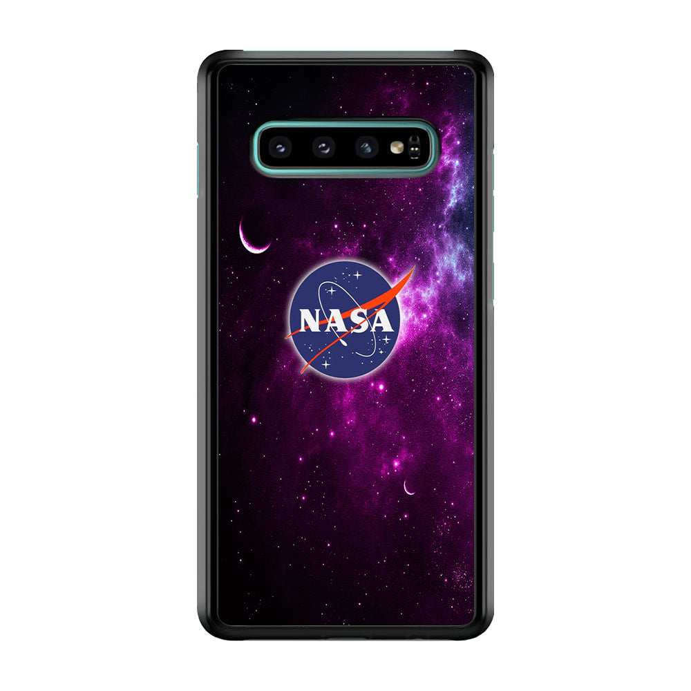 Nasa Purple Space Logo Samsung Galaxy S10 Plus Case