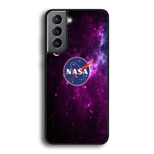 Nasa Purple Space Logo Samsung Galaxy S21 Plus Case