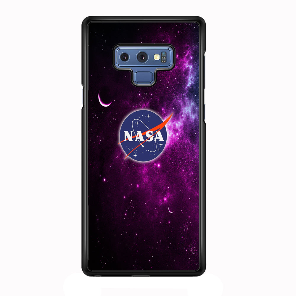 Nasa Purple Space Logo Samsung Galaxy Note 9 Case