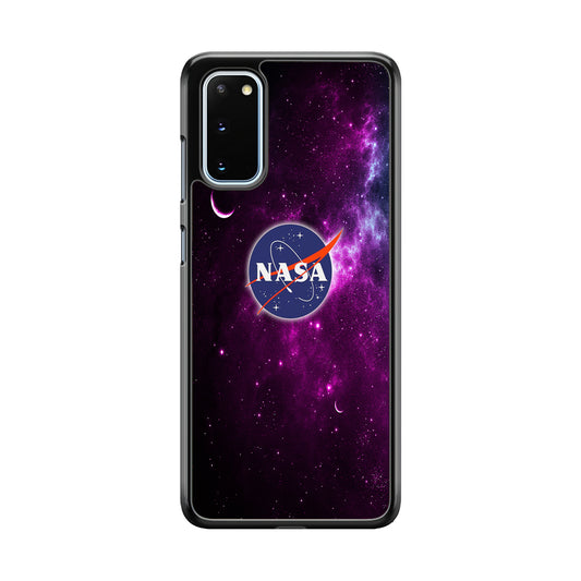 Nasa Purple Space Logo Samsung Galaxy S20 Case