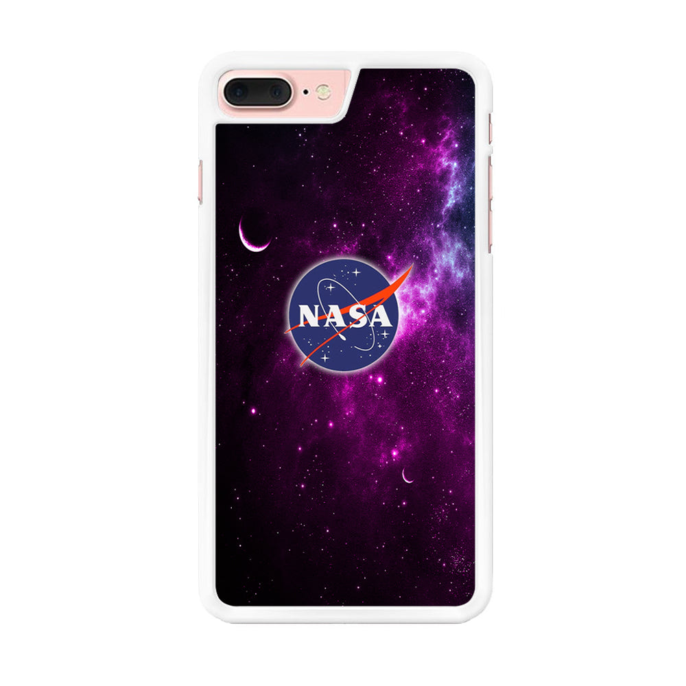 Nasa Purple Space Logo iPhone 8 Plus Case