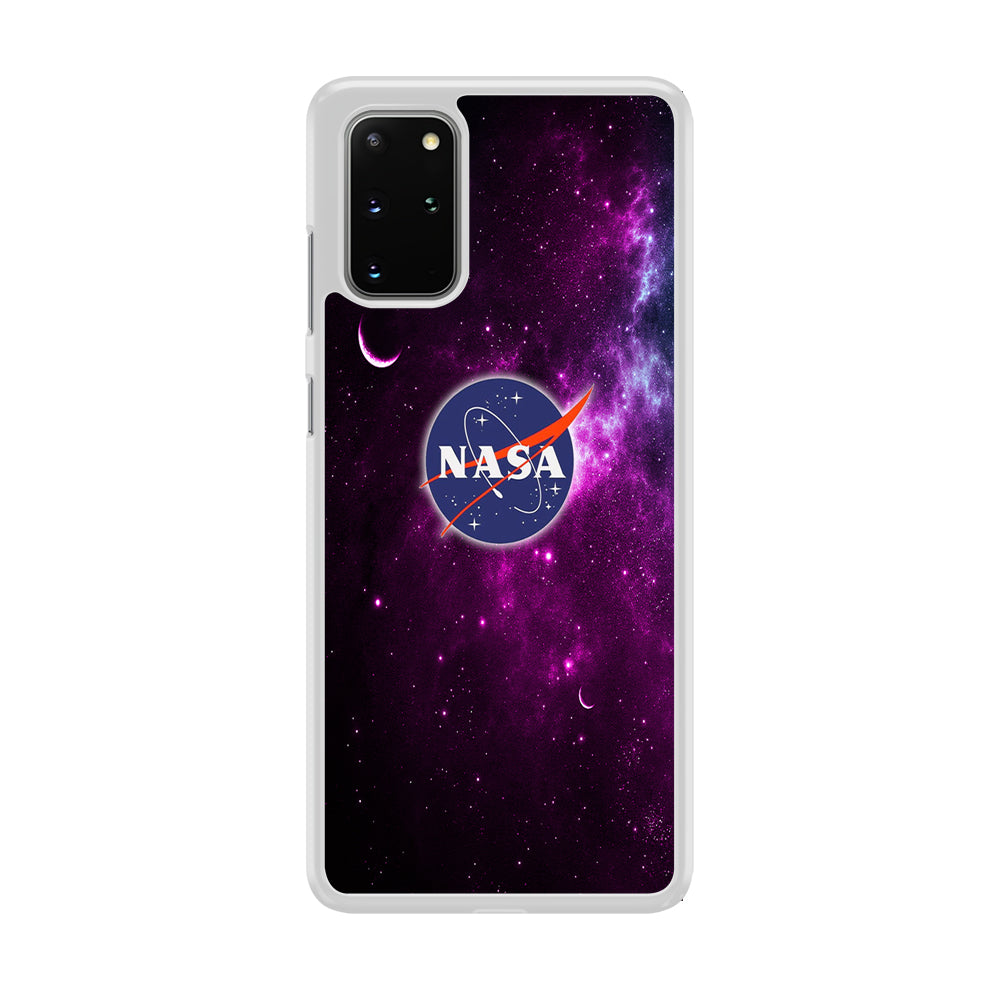 Nasa Purple Space Logo Samsung Galaxy S20 Plus Case