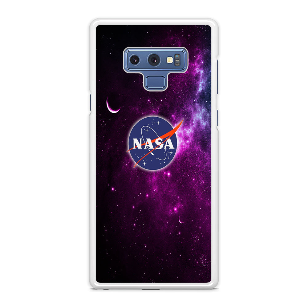 Nasa Purple Space Logo Samsung Galaxy Note 9 Case