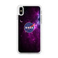 Nasa Purple Space Logo iPhone Xs Case